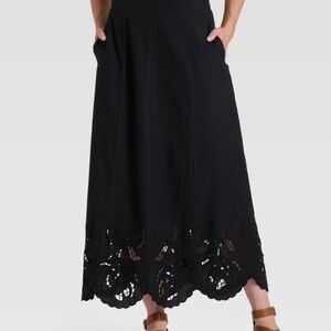 Universal Thread Black Long Skirt
